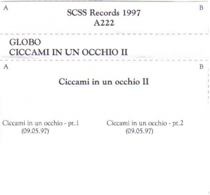 a222 globo: ciccami in un occhio II 1997